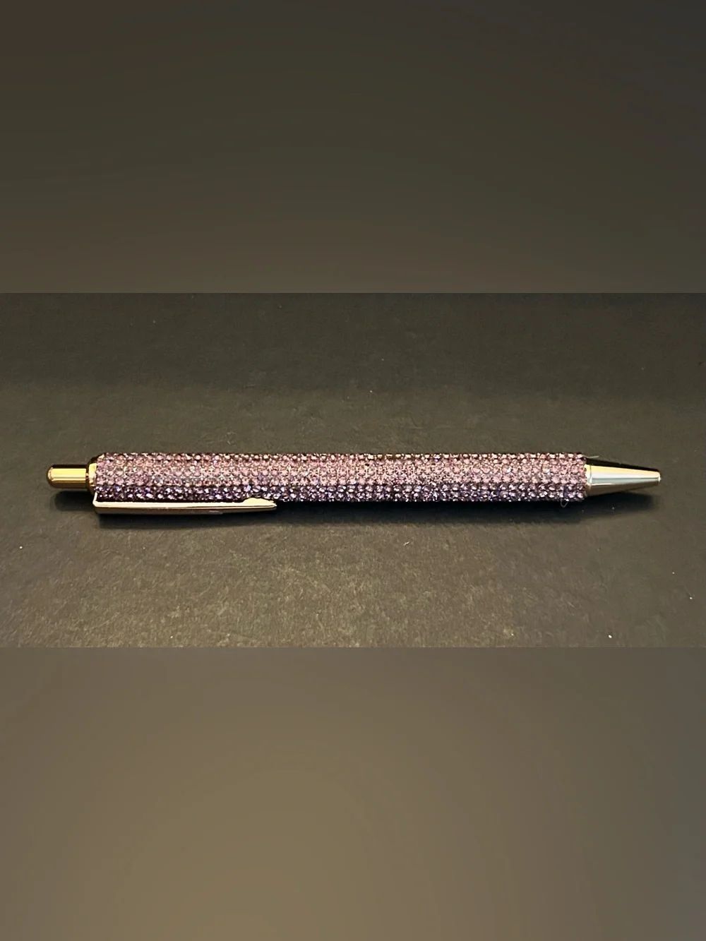Rhinestone Crystal Ballpoint Pen Set: Blue, Red, Black, Silver, Pink and Purple